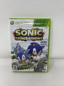 Sonic Generations - Xbox 360 (Factory Sealed) NOT PLATINUM HITS VERSION - Foto 1 di 2