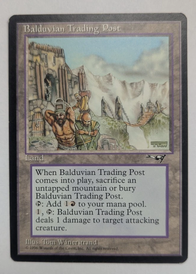 Magic Mtg Alliances Balduvian Trading Post    near mint - Image 1 of 1