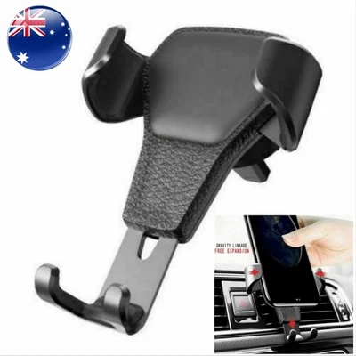 Universal Gravity Car Holder Mount Air Vent Cradle Stand For iPhone Android - Image 1 of 4