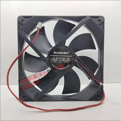 1 pezzo Nuova ventola di raffreddamento EL1202512HS DC12V 0,17A 12025 12 CM 2 pin - Immagine 1 di 3