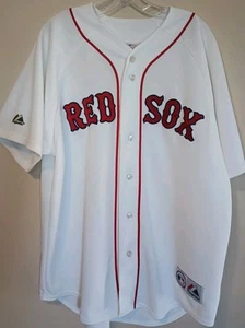 Majestic Genuine  Boston Red Sox Baseball LA CROIX #1 MLB Jersey Mens Size Large - Picture 1 of 12