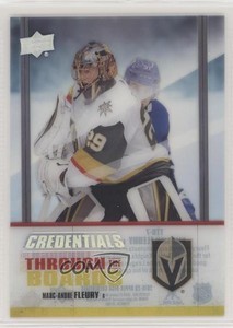 2019-20 Upper Deck Credentials Through the Boards Marc-Andre Fleury #TTB-7