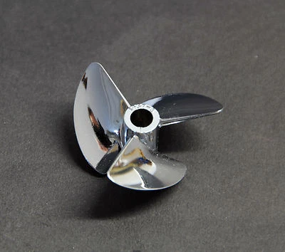 ALUMINIUM 3-BLATT TUNING SCHIFFSSCHRAUBE PROPELLER Ø 37mm P1.4 für 5mm WELLE NEU - Bild 1 von 2