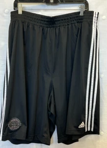Detroit Pistons Player Worn Black Adidas Climalite NBA Practice Shorts Size 2XLT - Picture 1 of 7