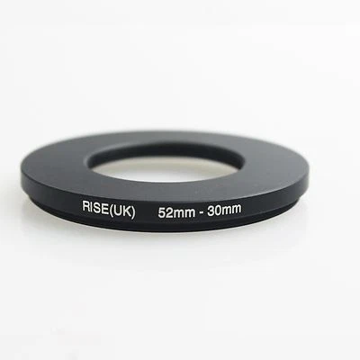 RISE(UK) 52mm-30mm 52-30 mm 52 to 30 Step down Ring Filter Adapter black - Image 1 of 3