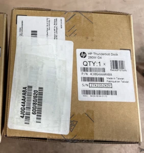 HP Thunderbolt Dock 280W G4 with Combo Cable - 4J0G4AA#ABA - 1pcs - Picture 1 of 2