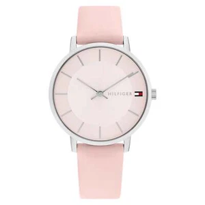 Tommy Hilfiger Leather Blush Dial Women's Watch - 1782670 - Picture 1 of 6