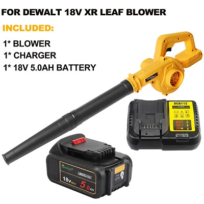 For Dewalt 18V XR Li-ion Cordless Garden Leaf Air Blower with Battery & Charger - Image 1 of 4