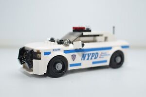 Police Car New York Charger MOC Custom Model compatible Built with LEGO® Bricks