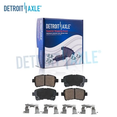 Pastillas de freno delanteras premium de cerámica + herrajes para 2002 2003 2004 2005 Suzuki Aerio Foto 1 de 4