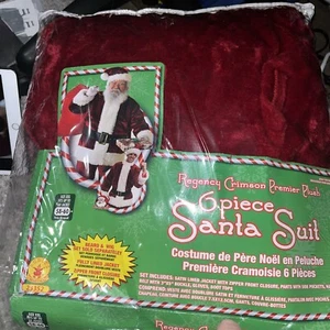 Adult XXL 58-60 Crimson Regency Supreme Santa Claus Christmas Costume Suit - Picture 1 of 4