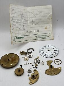 Taschen Uhr alt antik Uhrwerk defekt/Bastler/Sammler 1895