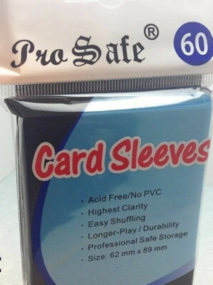 60 Small Size Pro-Safe Deck Protector YuGiOh/CardFight Vanguard Card Sleeves - Image 1 of 4
