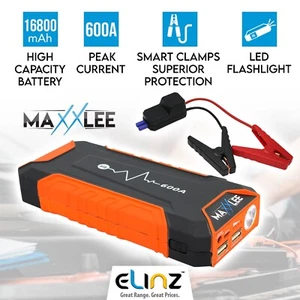 600A Car 12V Vehicle Portable Jump Starter Battery Charger 16800mAh Smart Clamp - Picture 1 of 10