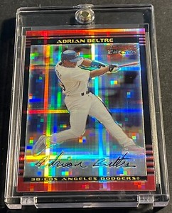 2002 Bowman Chrome ADRIAN BELTRE XFRACTOR #010/250 LOS ANGELES DODGERS #38