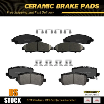 Передние задние керамические тормозные колодки для Acura RLX 2014–2020 с оборудованием - Изображение 1 из 4