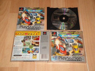 MICRO MACHINES MICROMACHINES V3 DE CODEMASTERS PARA LA SONY PS1 EN BUEN ESTADO - Imagen 1 de 2
