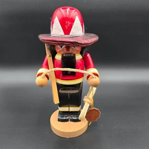 German Wood Firefighter Steinbach Nutcracker Figurine Made In Germany - Picture 1 of 10