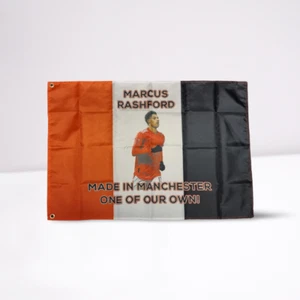 Manchester United Marcus Rashford Flagge ""Made in Manchester"" (3 Fuß x 2 Fuß) - Bild 1 von 1