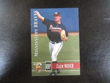 2005 Grandstand Mississippi Braves Zach Miner Card (B60) Atlanta Braves
