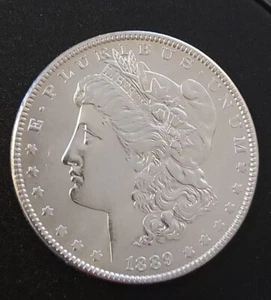 1889 Morgan Dollar BU Choice Uncirculated 90% Silver $1 Great Eye Appeal! - Picture 1 of 5
