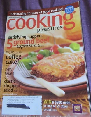 The Cooking Club of America ~ Feb/March 2008 ~ Cooking Pleasures ~ Coffee Cakes - Image 1 of 3