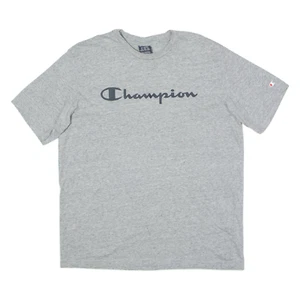 CHAMPION Mens T-Shirt Grey Crew Neck XL - Picture 1 of 6