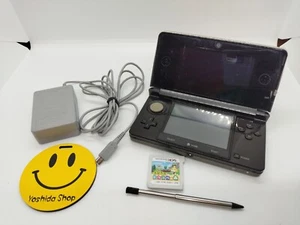 Nintendo 3DS Clear Black Console  Japanese ver - Picture 1 of 10