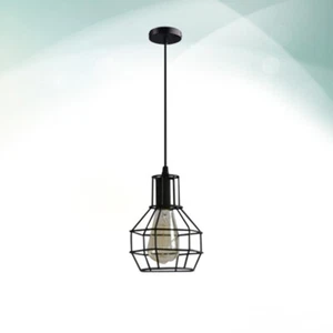  Lámpara de techo de metal para comedor con luces colgantes de hierro forjado - Imagen 1 de 12