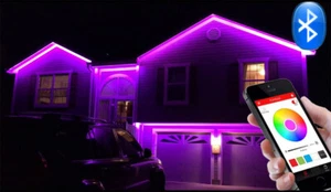 110V Strip Rope Light RGB +W Flexible Outdoor LED Strip Light w/ Bluetooth - Picture 1 of 5