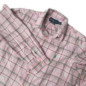 Polo Ralph Lauren Men's XL Pink Plaid Long Sleeve Button Up - Picture 1 of 11