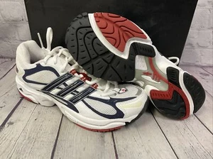 Adidas Boston Clas Mens Running Shoes Size 7 White Red New With Box - Picture 1 of 12