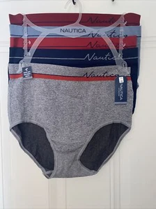 NAUTICA 5 Pack FIT BRIEFS PLUS SIZE~MULTICOLOR~  NT3478~ALL SIZES~GREAT FIT! - Picture 1 of 12