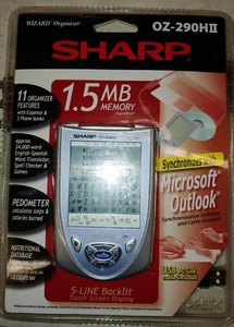 Assistant écran tactile USB Sharp OZ-290HII 1,5 Mo podomètre organisateur personnel (15A) - Photo 1 sur 3