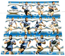 2007 SELECT NRL INVINCIBLE CARD BASE CARD FULL TEAM SET CRONULLA SHARKS (12)