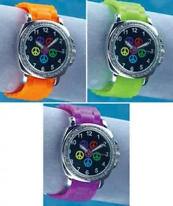 SET OROLOGIO 5 PEZZI - SEGNO DI PACE CON CINTURINI INTERCAMBIABILI - Foto 1 di 3