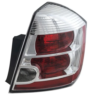 Halogen Tail Light For 2007-2009 Nissan Sentra 2.0L Eng. Right Clear & Red Lens - Image 1 of 4