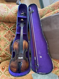 Vintage Kopie von Antonius Stradivarius faciebat Cremona 1713, Etui und Bogen - Bild 1 von 23