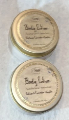 Лосьон для тела X2 Sabon пачули лаванда ваниль (от нормальной до сухой кожи) 4,73 унции каждый - Изображение 1 из 3