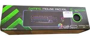 Battletron XXL Gaming Mouse Pad RGB LED 80x30 cm Anti Slip Soft Touch - Picture 1 of 2