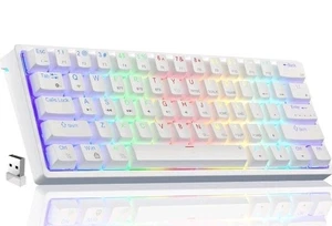 SOLAKAKA SK961 60% Wireless Mechanical Keyboard (RED Switches)  RGB+BT 5.0 - Picture 1 of 9