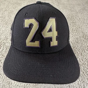 Los Angeles Lakers Hat Cap Snap Back Mens Black NBA 24 Limited New Era 9FIFTY - Picture 1 of 16