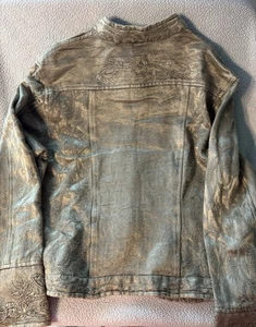 Flashback Women’s Boho Embroidered Jacket M India Metallic Thread Floral - Picture 1 of 3
