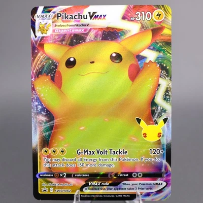 Pikachu VMAX - SWSH062 Holo Promo SWSH: Sword & Shield Promo Cards NM - Image 1 of 2