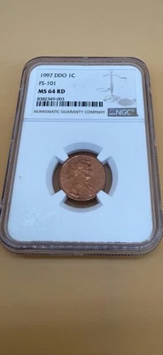 1997 1c Ddo Fs-101 NGC MS64 - Image 1 of 2