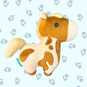 Bellzi Pinto the Horsi Pony Horse Brown and White Plush, 7”, No Tags - Picture 1 of 9