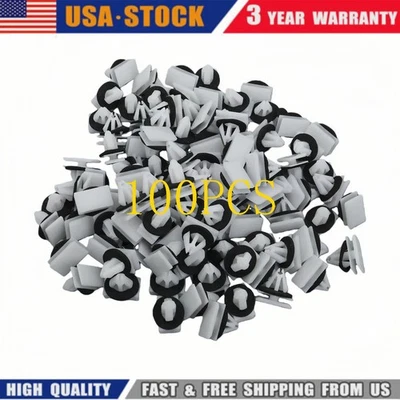 Clips de moldura de panel de nailon 100 para Cadillac Escalade EXT Chevrolet Monte Carlo Foto 1 de 4