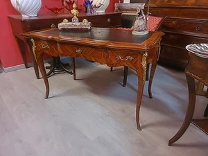 Scrivania Napoleone III Bois de rose e bronzi dorati Fine '800 - Picture 1 of 22