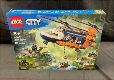 LEGO City Jungle Explorer Helicopter at Base Camp Building Toy 60437 SEE DETAILS - Image 1 of 2