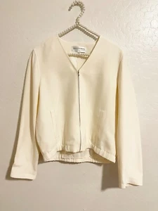 Chaqueta Saks Five Avenue Marfil Talla 8 Nueva Sin Etiquetas - Imagen 1 de 3